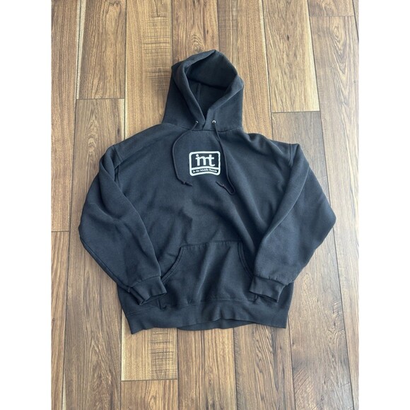 Vintage 90s In the Middle Records Underground Lee Heavy Cotton Hoodie SZ M READ! - Picture 1 of 6